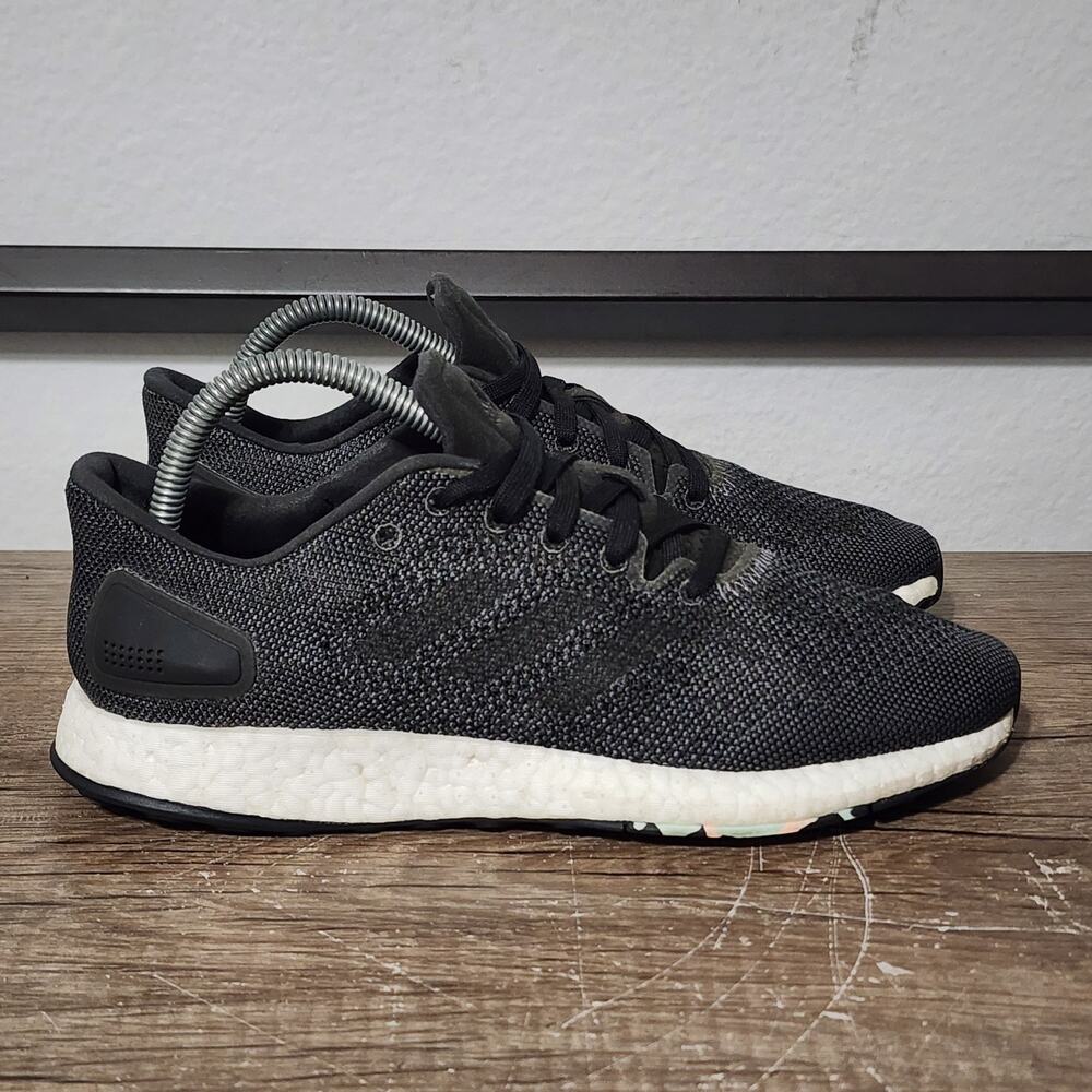 Adidas Pureboost DPR Women's Athletic Running Shoes Sneakers Size 7.5 Black - Picture 3 of 9